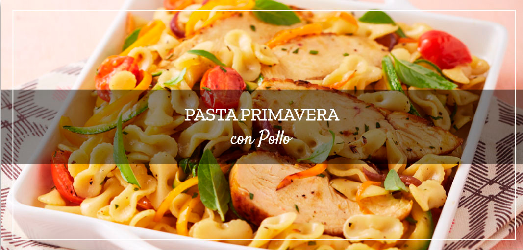 Pasta Primavera con Pollo